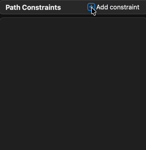 Add Constraint